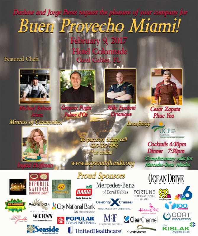 United Cerebral Palsy of South Florida "Buen Provecho Miami" Event